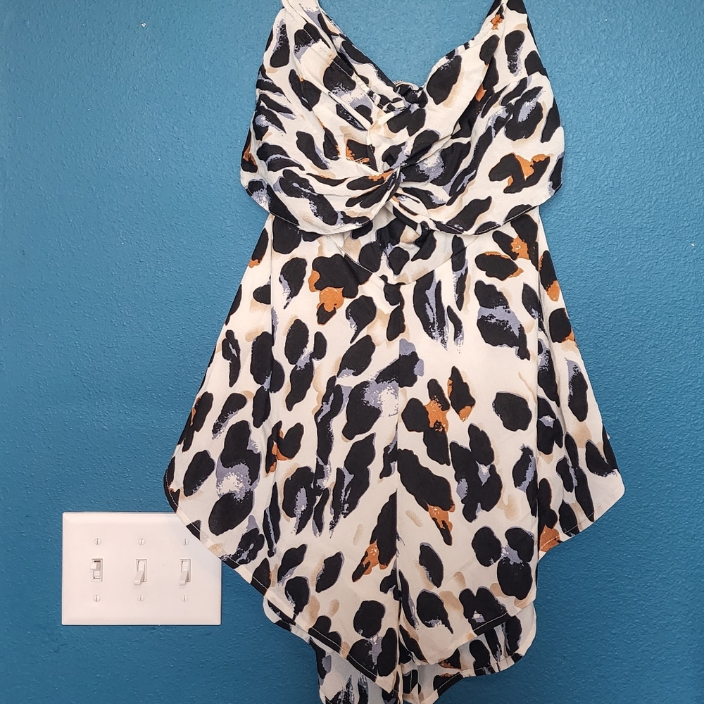 Open back romper